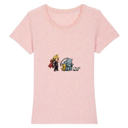 T-shirt 100% Coton Bio - Edward x Alphonse Elric Brothers - Femme